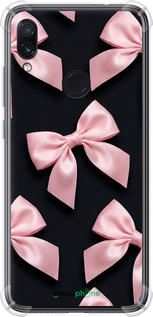 Силикон с усиленными углами чехол Coquette Ribbons Dark Coquette для Xiaomi Redmi Note 7 - 6767sp-1639 изображение 