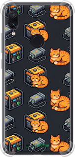 Силикон с усиленными углами чехол Autonomous Zone для Xiaomi Redmi Note 7 - 6771sp-1639 изображение 