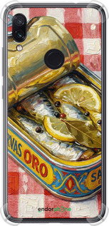 Силикон с усиленными углами чехол Vintage Sardine Tin Phone для Xiaomi Redmi Note 7 - 6772sp-1639 изображение 
