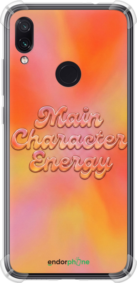 Силикон с усиленными углами чехол Aura Gradient Main Character Energy Aesthetic Y2K для Xiaomi Redmi Note 7 - 6783sp-1639 изображение 