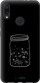Силіконовий чехол Космос в банці для Xiaomi Redmi Note 7 - 4297u-1639 изображение 
