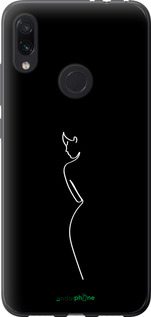 Силіконовий чехол Силует1 для Xiaomi Redmi Note 7 - 4590u-1639 изображение 
