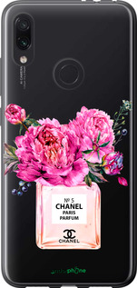 Силиконовый чехол Chanel для Xiaomi Redmi Note 7 - 4906u-1639 изображение 