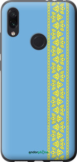 Силиконовый чехол Вышиванка 33 для Xiaomi Redmi Note 7 - 602u-1639 изображение 