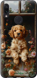 2D пластиковый чехол Щенок cocker spaniel для Xiaomi Redmi Note 7 - 6136t-1639 изображение 