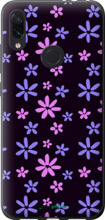 Силиконовый чехол с  цветами для Xiaomi Redmi Note 7 - 6258u-1639 изображение 