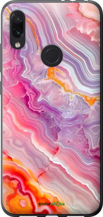 Силиконовый чехол Мрамор 2 для Xiaomi Redmi Note 7 - 6307u-1639 изображение 