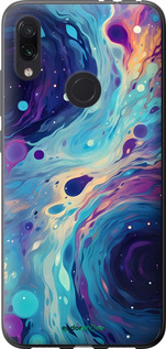 Силиконовый чехол Арт акварель для Xiaomi Redmi Note 7 - 6329u-1639 изображение 