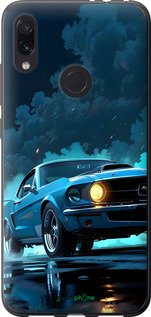 Силиконовый чехол Форд мустанг для Xiaomi Redmi Note 7 - 6374u-1639 изображение 