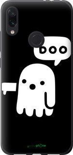 Силиконовый чехол Призрак Неодобрения для Xiaomi Redmi Note 7 - 6431u-1639 изображение 