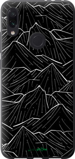 Силиконовый чехол С изображением Темных гор для Xiaomi Redmi Note 7 - 6489u-1639 изображение 