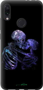 Силиконовый чехол С изображением скелета для Xiaomi Redmi Note 7 - 6537u-1639 изображение 