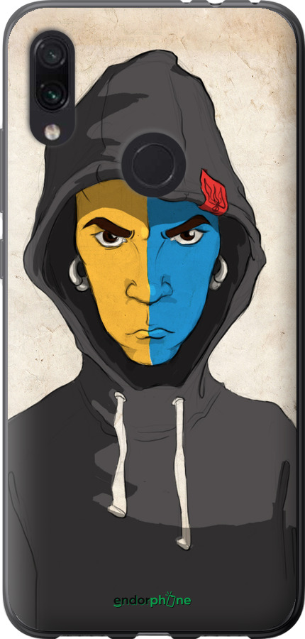 Силиконовый чехол Злой подросток для Xiaomi Redmi Note 7 - 1053u-1639 изображение 