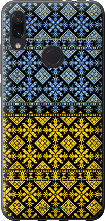 Силиконовый чехол Жовто-блакитна вишиванка для Xiaomi Redmi Note 7 - 1169u-1639 изображение 