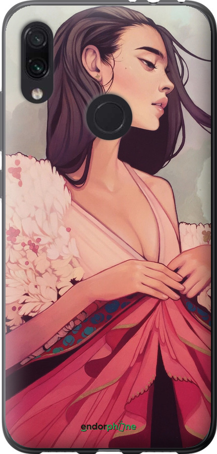 Силиконовый чехол Kelsey Beckett для Xiaomi Redmi Note 7 - 4034u-1639 изображение 