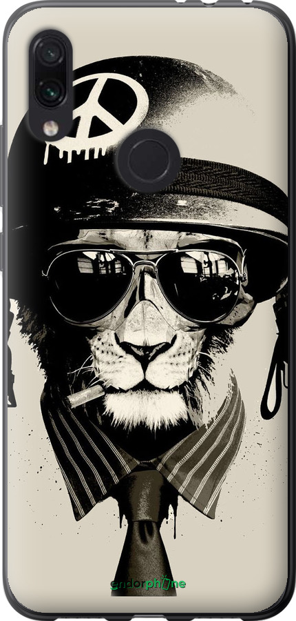 Силиконовый чехол tattoo soldier для Xiaomi Redmi Note 7 - 4165u-1639 изображение 