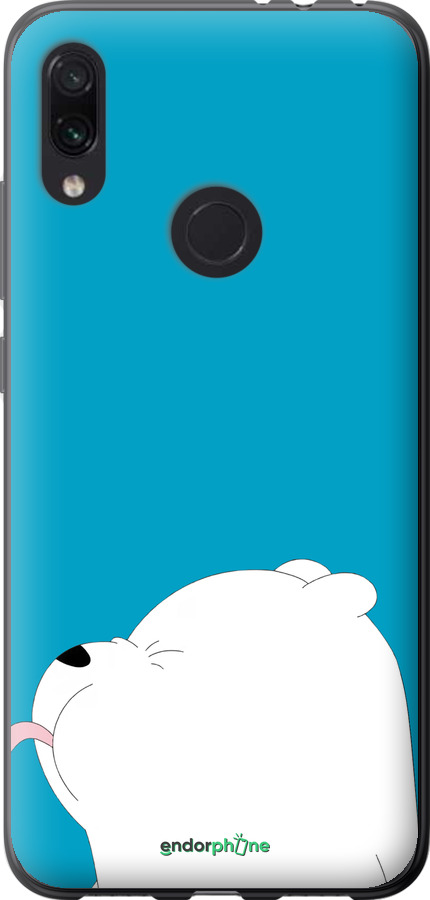 Силиконовый чехол Мишка 1 для Xiaomi Redmi Note 7 - 4358u-1639 изображение 
