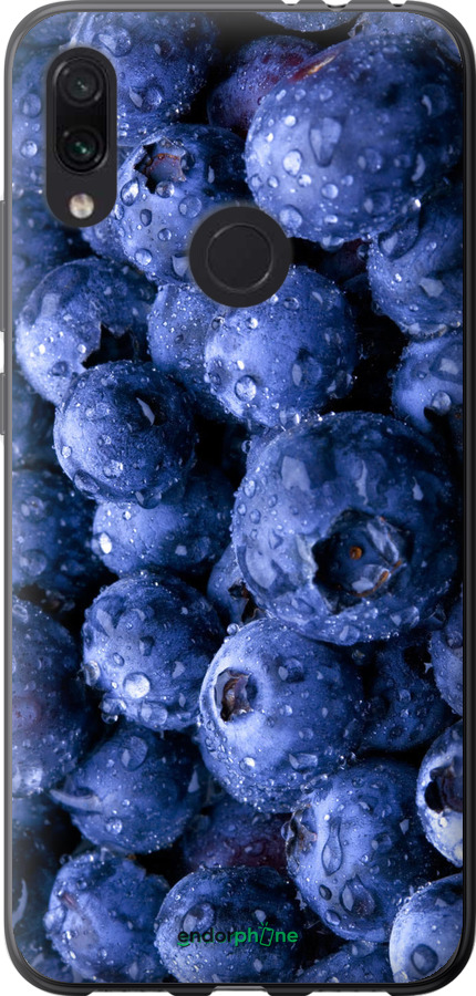 Силиконовый чехол Голубика для Xiaomi Redmi Note 7 - 4459u-1639 изображение 