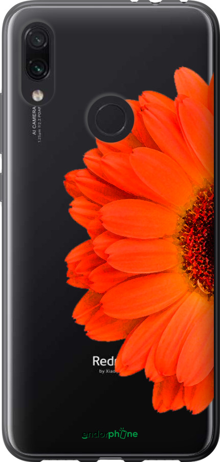 Силиконовый чехол Гербера 1 для Xiaomi Redmi Note 7 - 4534u-1639 изображение 
