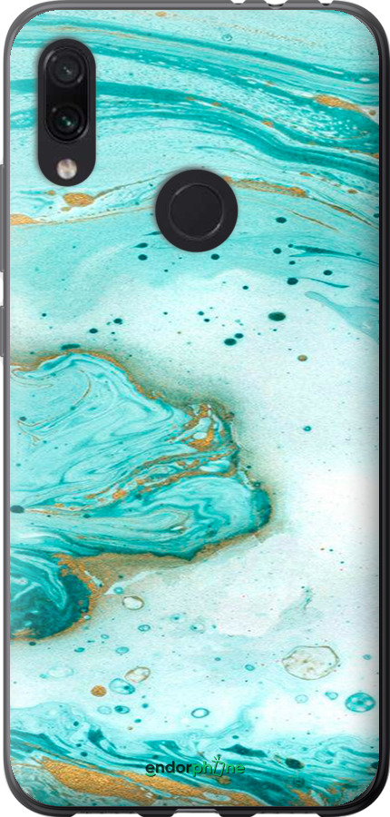 Силиконовый чехол Мраморный для Xiaomi Redmi Note 7 - 4895u-1639 изображение 