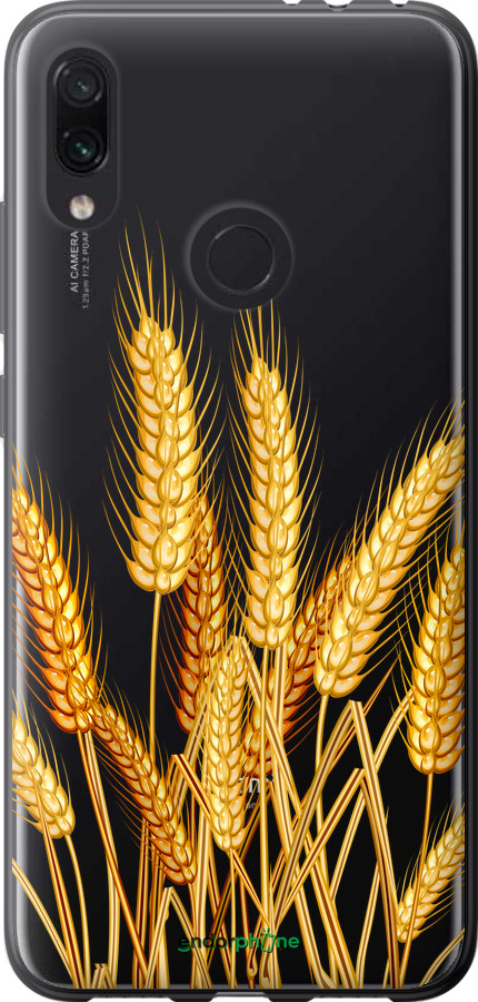 Силіконовий чехол Колоски пшениці для Xiaomi Redmi Note 7 - 5866u-1639 изображение 