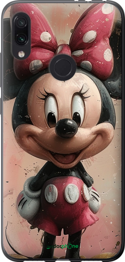 Силиконовый чехол Minnie Mouse для Xiaomi Redmi Note 7 - 6054u-1639 изображение 