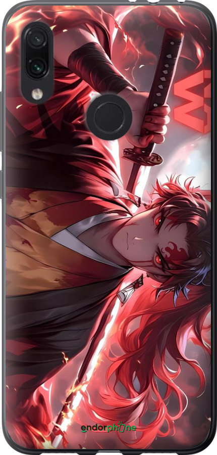 Силіконовий чехол Аниме воин для Xiaomi Redmi Note 7 - 6281u-1639 изображение 