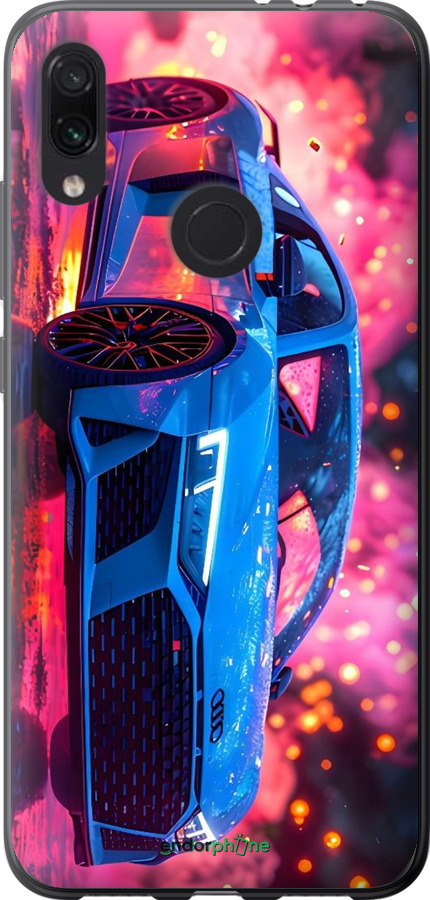 Силиконовый чехол Ауди для Xiaomi Redmi Note 7 - 6286u-1639 изображение 