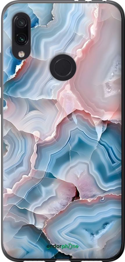 Силиконовый чехол Мрамор для Xiaomi Redmi Note 7 - 6306u-1639 изображение 