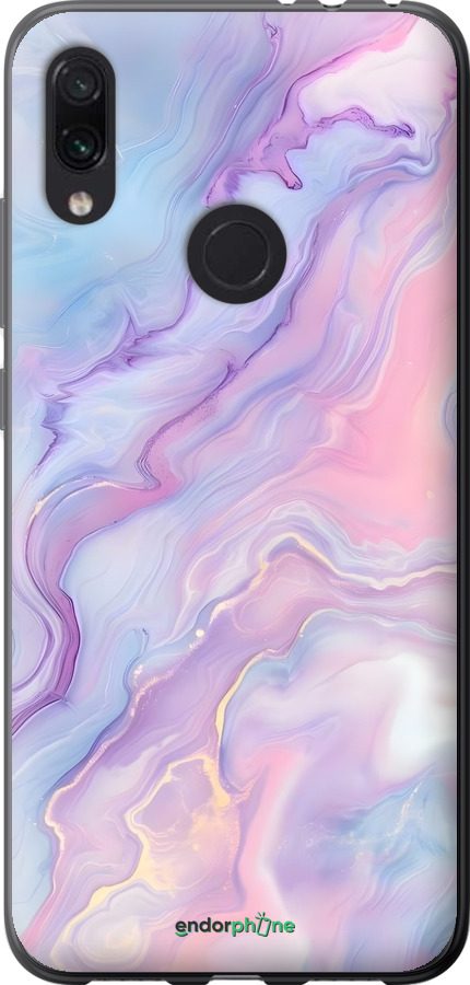 Силіконовий чехол Нежный мрамор для Xiaomi Redmi Note 7 - 6310u-1639 изображение 