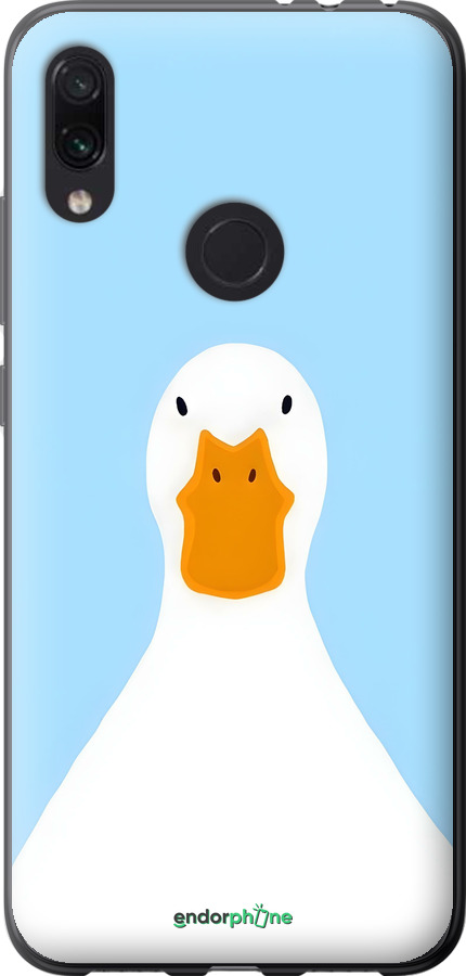 Силиконовый чехол Гусь для Xiaomi Redmi Note 7 - 6350u-1639 изображение 
