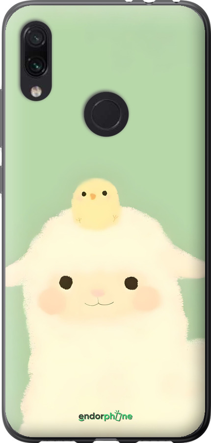 Силіконовий чехол Барашек и ципленок для Xiaomi Redmi Note 7 - 6369u-1639 изображение 