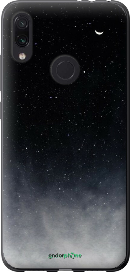 Силиконовый чехол Сині хмари, Синій місяць для Xiaomi Redmi Note 7 - 6396u-1639 изображение 