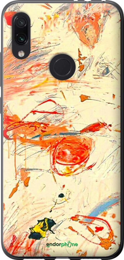 Силиконовый чехол Динамичная картина с хаотичными мазками для Xiaomi Redmi Note 7 - 6540u-1639 изображение 