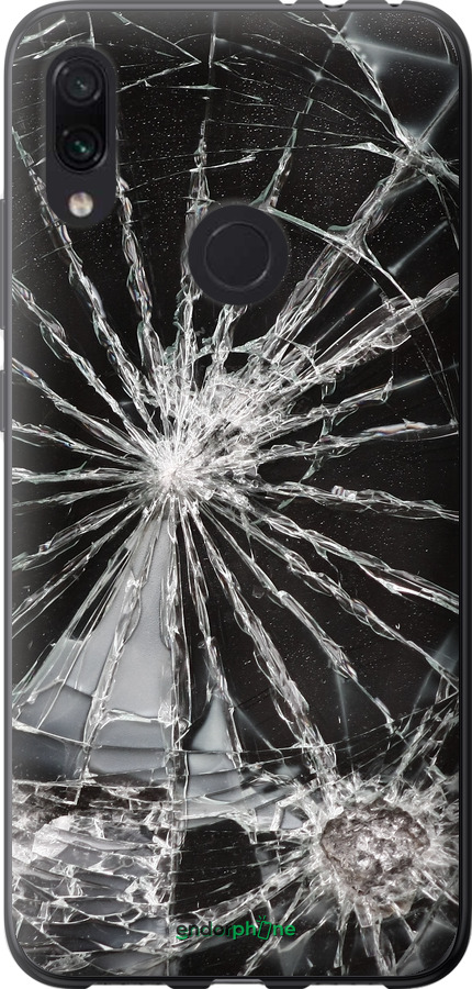 Силиконовый чехол Glass для Xiaomi Redmi Note 7 - 6608u-1639 изображение 