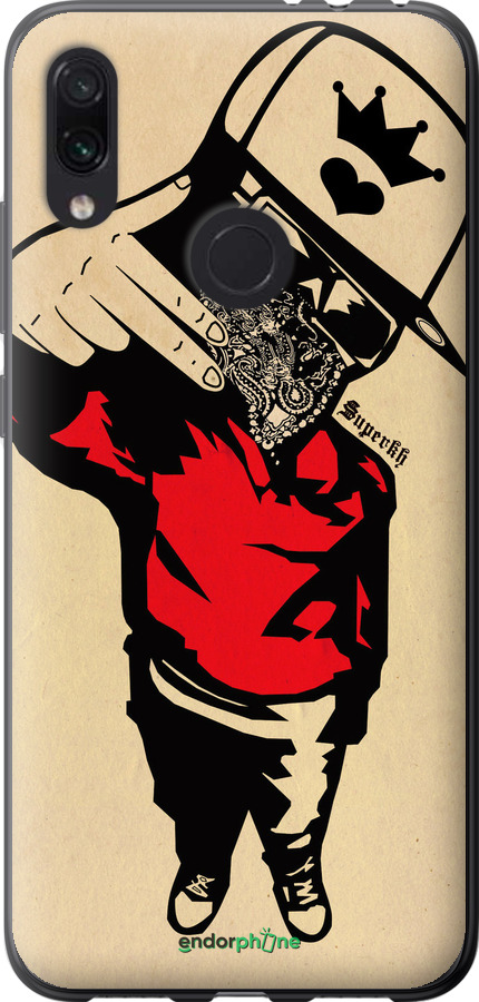 Силиконовый чехол Swag. Super для Xiaomi Redmi Note 7 - 808u-1639 изображение 