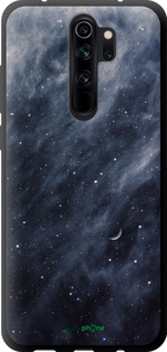 TPU чехол Голубые облака, Голубая луна для Xiaomi Redmi Note 8 Pro - 6398b-1783 изображение 