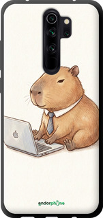 TPU чехол Funny Capybara CEO Working для Xiaomi Redmi Note 8 Pro - 6777b-1783 изображение 