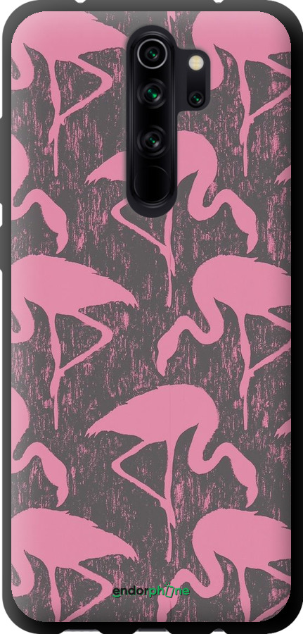 TPU чехол Vintage-Flamingos для Xiaomi Redmi Note 8 Pro - 4171b-1783 изображение 