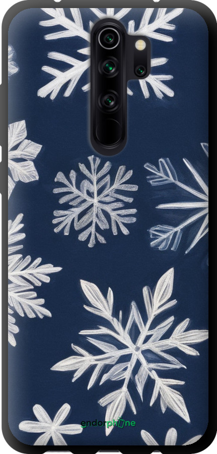 TPU чехол Сніжинки для Xiaomi Redmi Note 8 Pro - 5821b-1783 изображение 