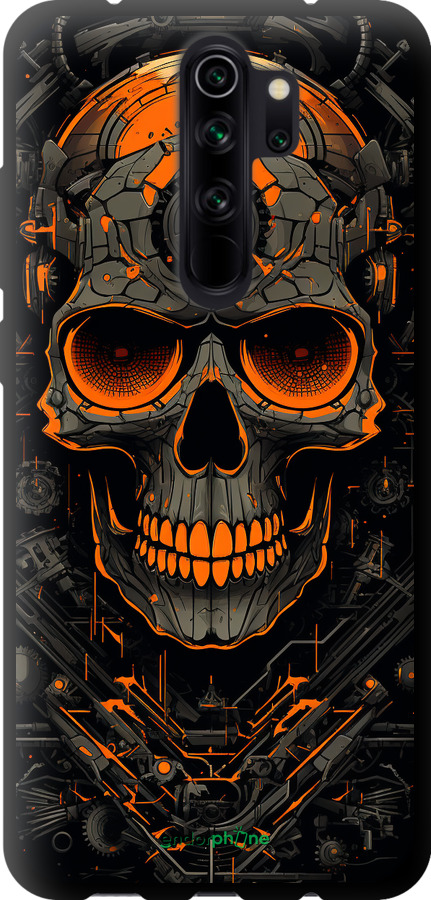 TPU чехол Череп для Xiaomi Redmi Note 8 Pro - 5952b-1783 изображение 