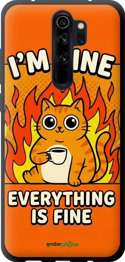 TPU чехол Funny Cat для Xiaomi Redmi Note 8 Pro - 6786b-1783 изображение 