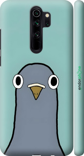 3D пластиковый матовый чехол Голубь для Xiaomi Redmi Note 8 Pro - 6388m-1783 изображение 