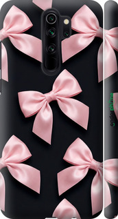 3D пластиковый матовый чехол Coquette Ribbons Dark Coquette для Xiaomi Redmi Note 8 Pro - 6767m-1783 изображение 