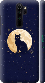 3D пластиковый матовый чехол Cute Cat Celestial/Witchy для Xiaomi Redmi Note 8 Pro - 6787m-1783 изображение 