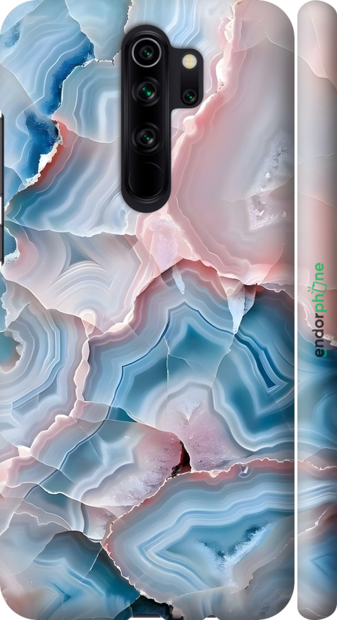 3D пластиковий матовий чехол Мрамор для Xiaomi Redmi Note 8 Pro - 6306m-1783 изображение 