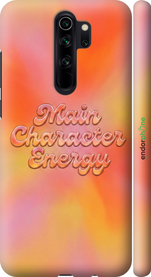 3D пластиковый матовый чехол Aura Gradient Main Character Energy Aesthetic Y2K для Xiaomi Redmi Note 8 Pro - 6783m-1783 изображение 