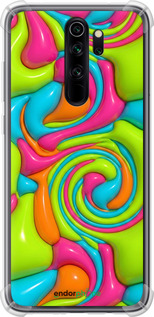 Силикон с усиленными углами чехол 'Y2K Jelly Dream' для Xiaomi Redmi Note 8 Pro изображение 6