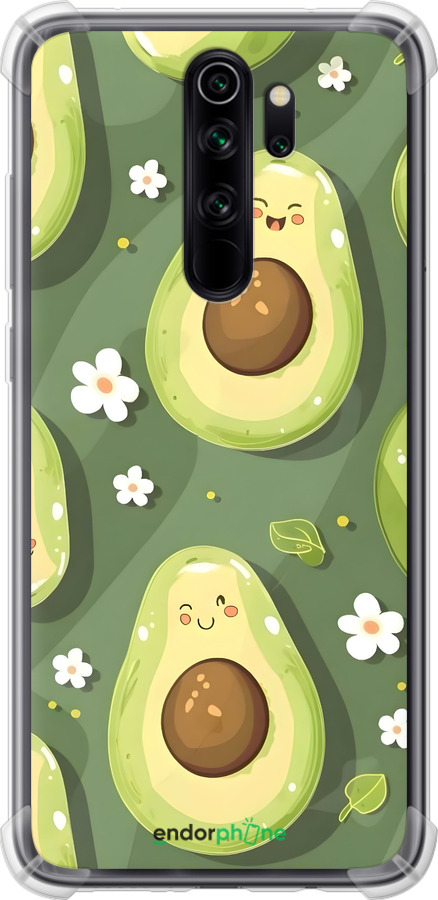 Силикон с усиленными углами чехол Авокадо для Xiaomi Redmi Note 8 Pro - 6380sp-1783 изображение 