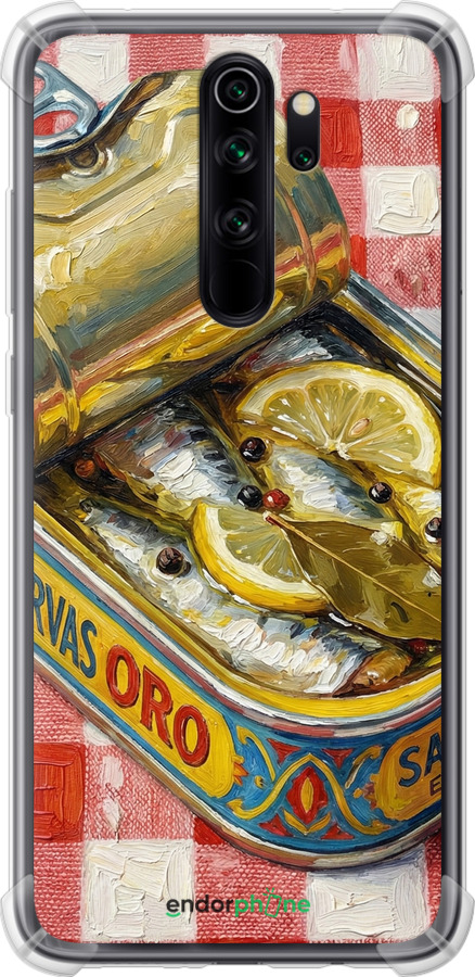 Силіконовий протиударний с посиленими кутами чехол Vintage Sardine Tin Phone для Xiaomi Redmi Note 8 Pro - 6772sp-1783 изображение 